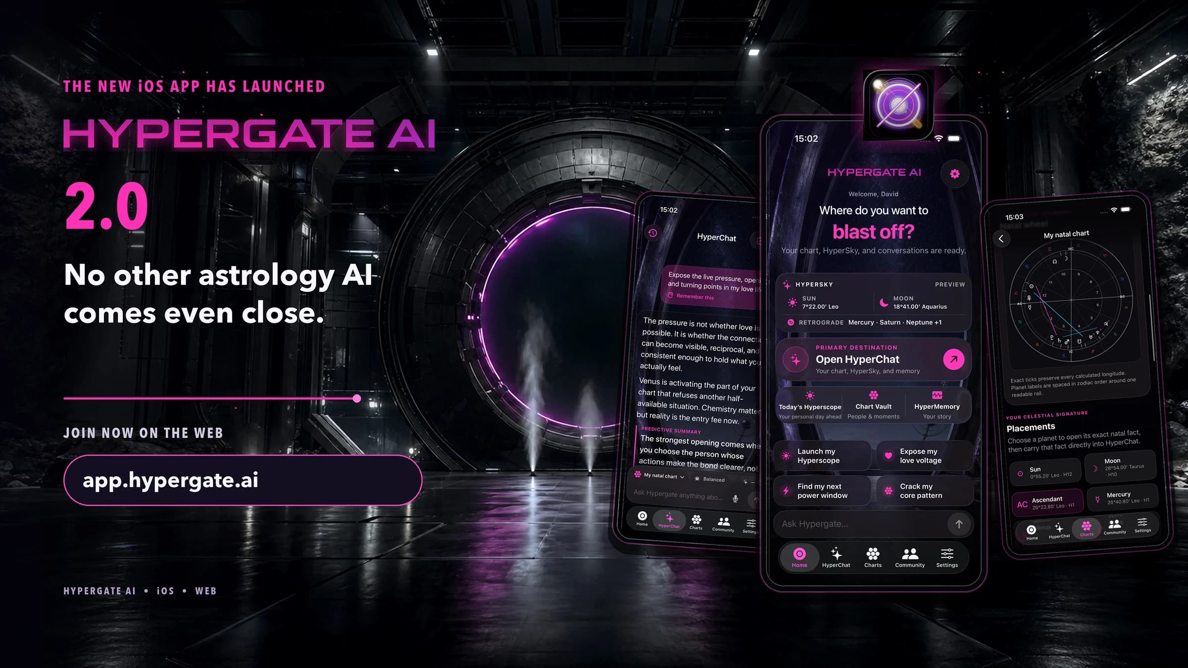 Hypergate AI now on iPhone App Store promo